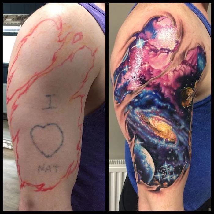 Galaxy tatueringar tat-too.tv