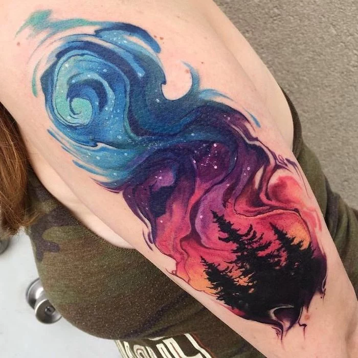 Galaxy tatueringar tat-too.tv