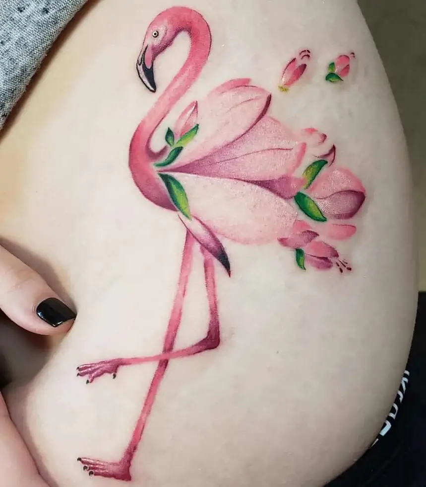 Tatuaggi di fenicotteri tat-too.tv