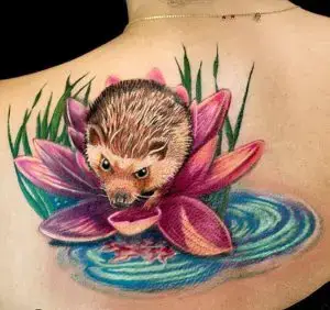 Tatuaje de erizo tat-too.tv