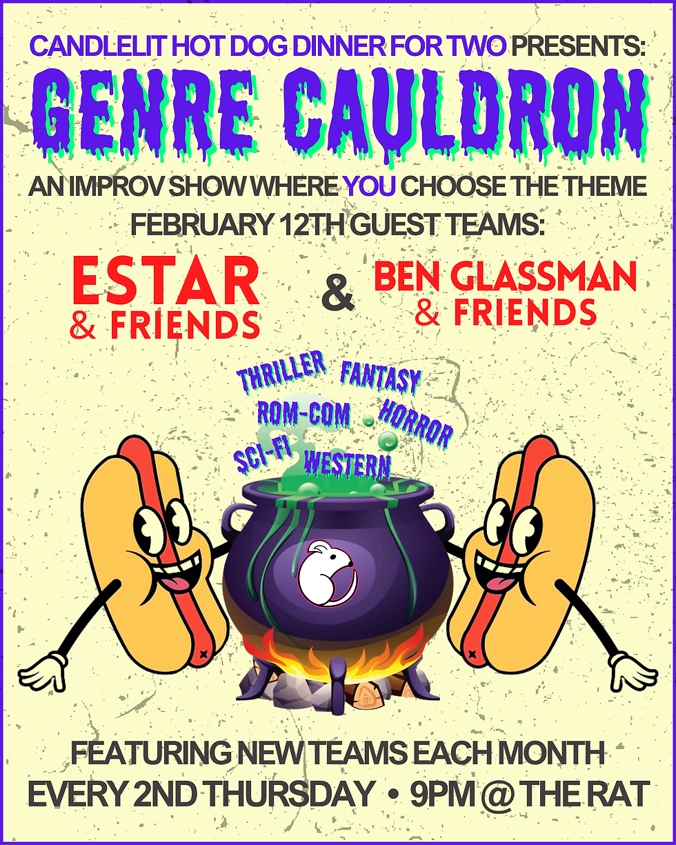 🤣🌭 CANDLELIT HOT DOG DINNER FOR TWO PRESENTS: GENRE CAULDRON 🌭🤣