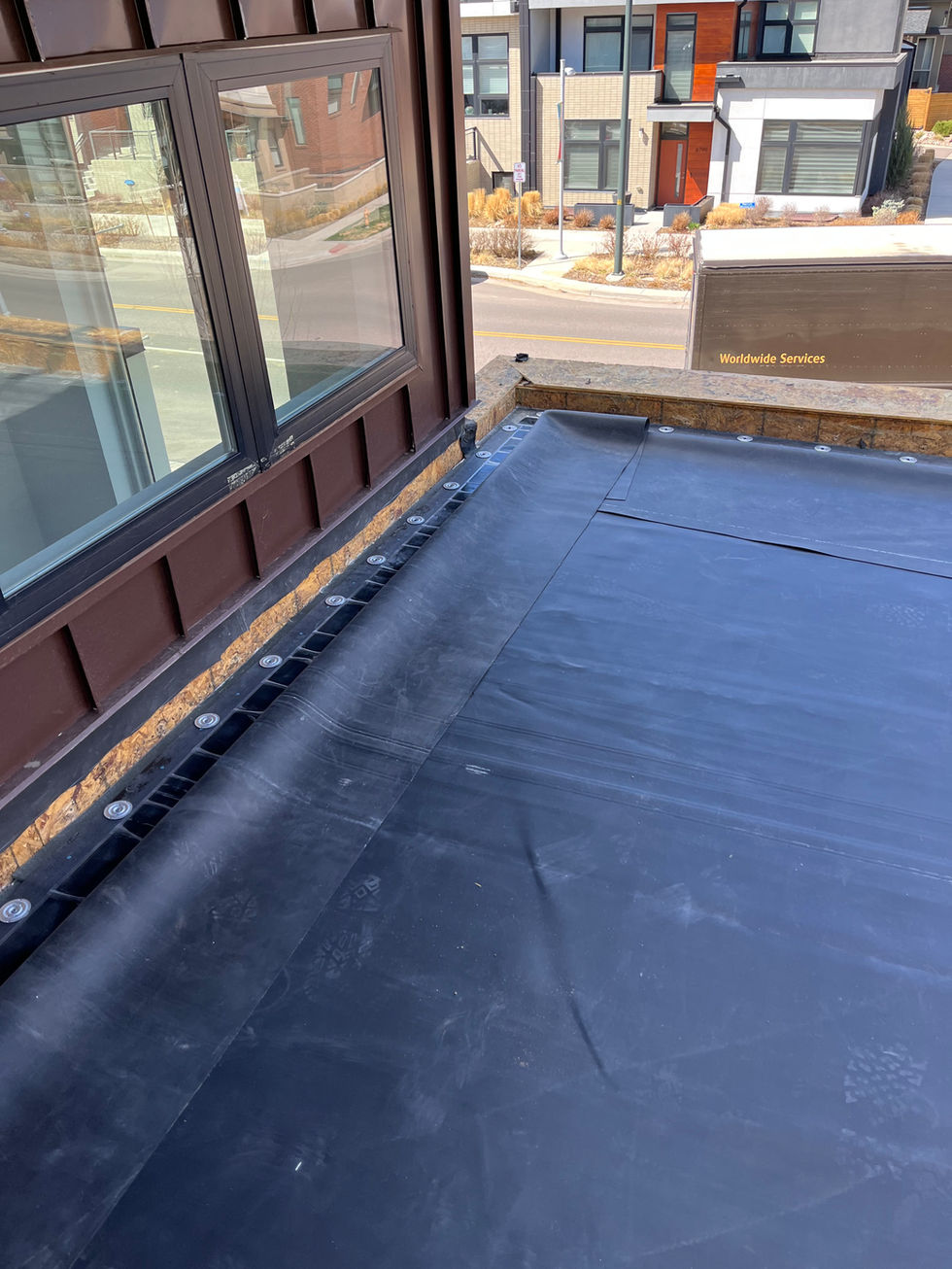 Fully Adhered EPDM in Denver, CO