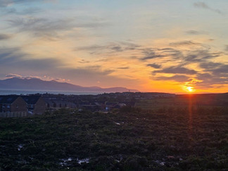 Sunset over Ayrshire