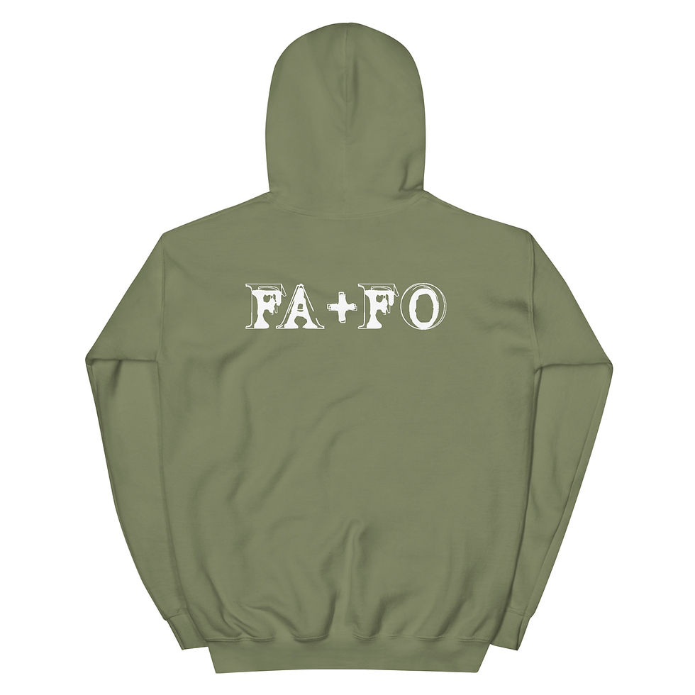 Thumbnail: Lunatic Modern FAFO Unisex Hoodie
