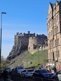 Edinburgh Castle on its cliff