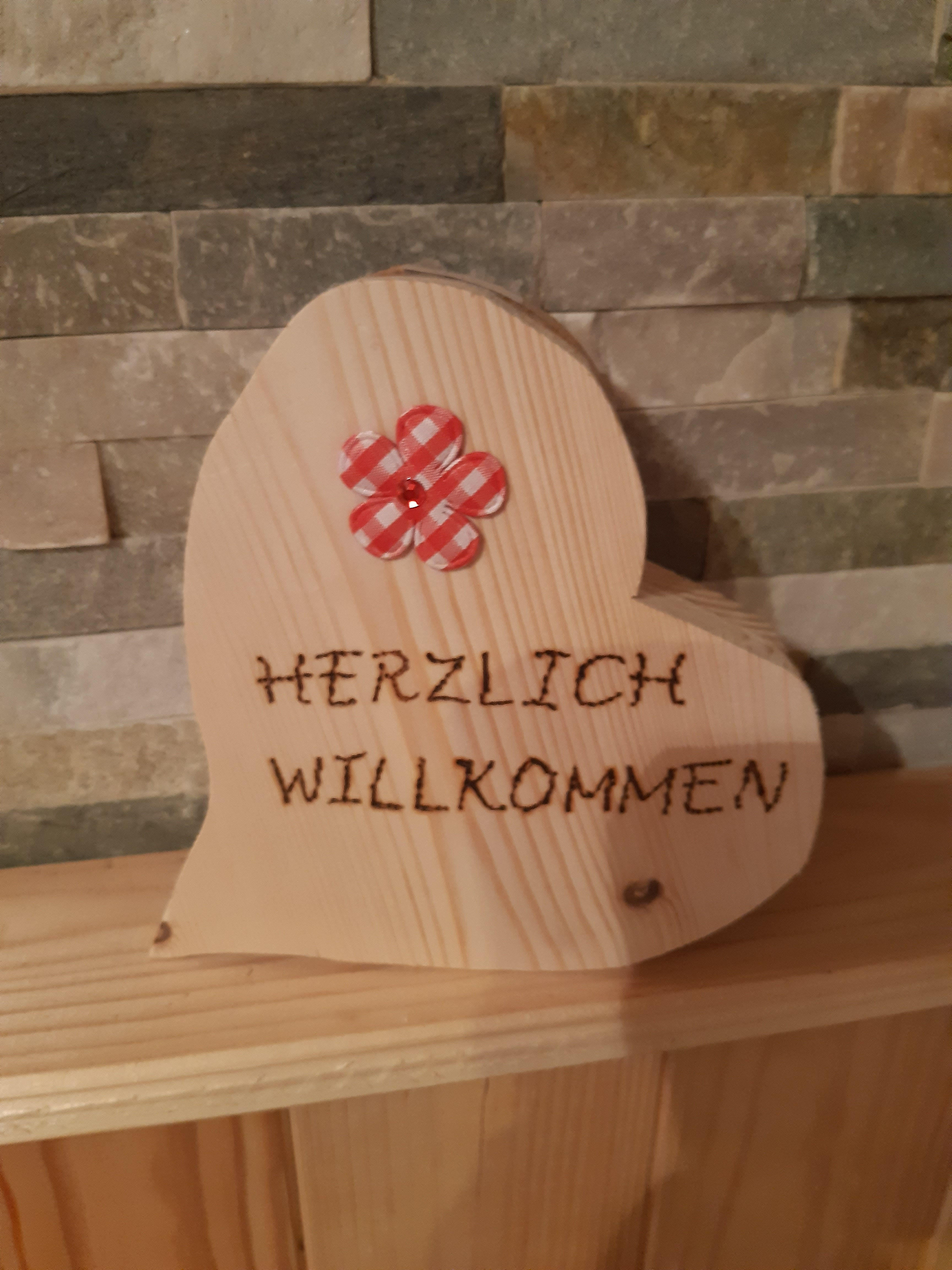 Kleiner Willkommensgruß
