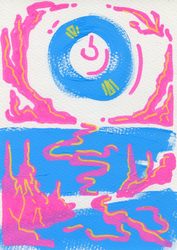 MOONSET ON THA PACIFICO