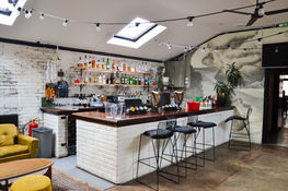 A photo of a bar in a pub - at the Victoria, independent pub, in Tottenham, London