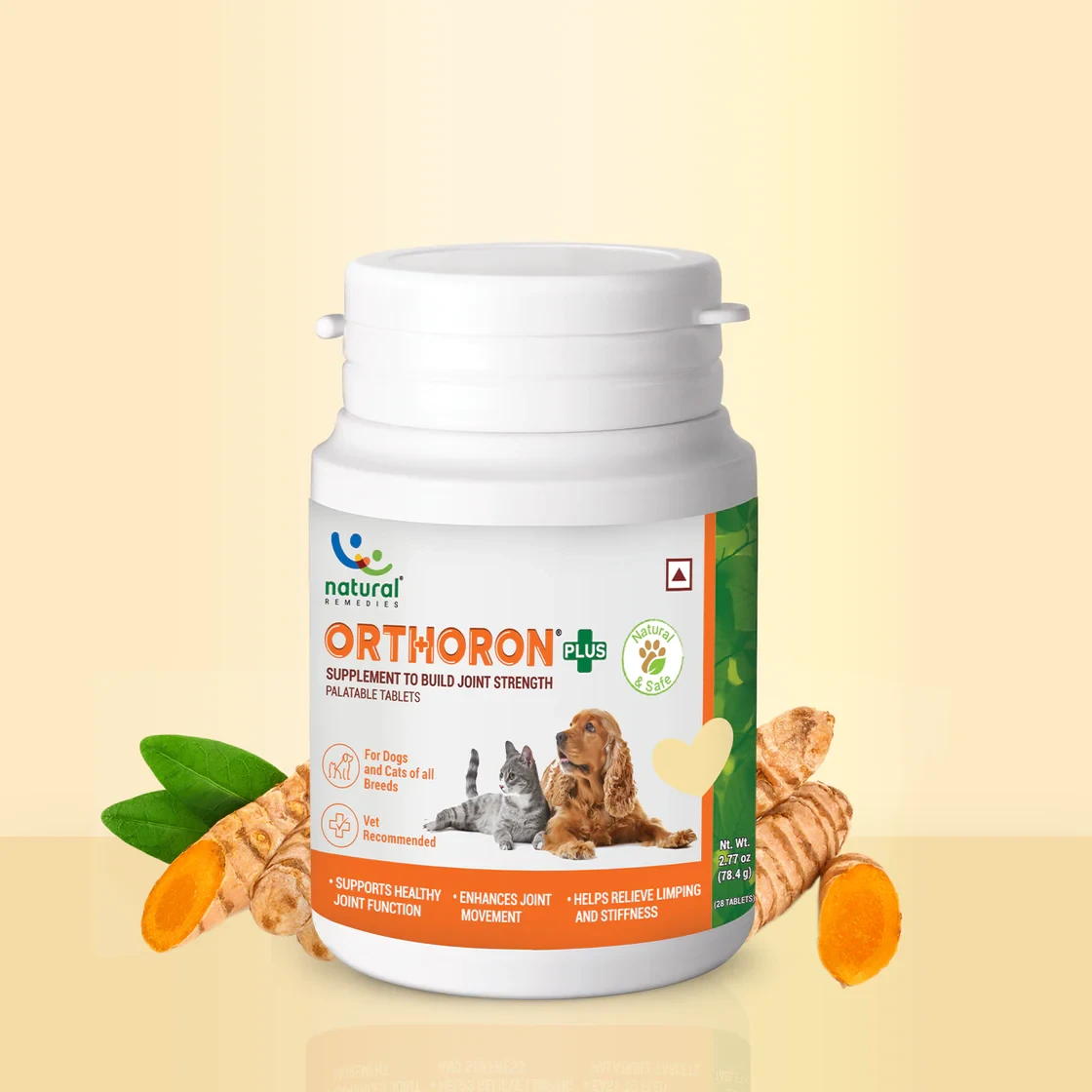 Orthoron Plus Advanced Joint Care Supplement For Dogs & Cats - 28 tablets