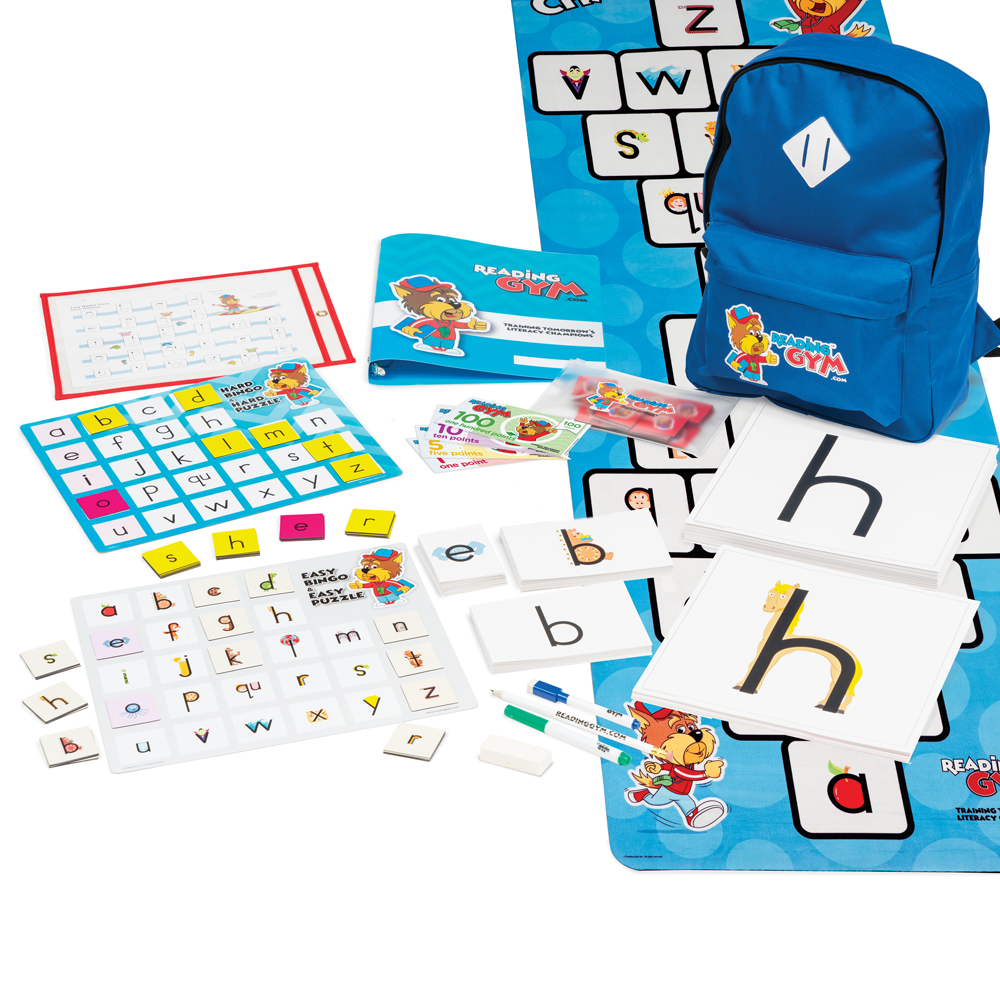 Basic Alphabet Phonics Kit for One to One Therapy with Yoga Mat