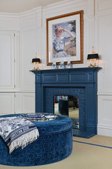 The John Street Project, Estate Interior Design, Custom Pillows, Bedding, Traditional, Maximalist, Elegant, Chic Interior Design by Simply White Interiors Niagara on the Lake