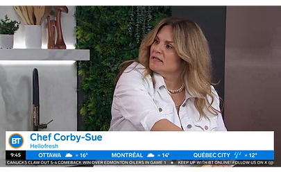 KC Media Client, Chef Corby-Sue, Hello Fresh, Breakfast Television, Canada