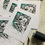 Thumbnail: ‘Two Drifters’ Sea Otters Lino Prints
