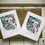 Thumbnail: ‘Two Drifters’ Sea Otters Lino Prints