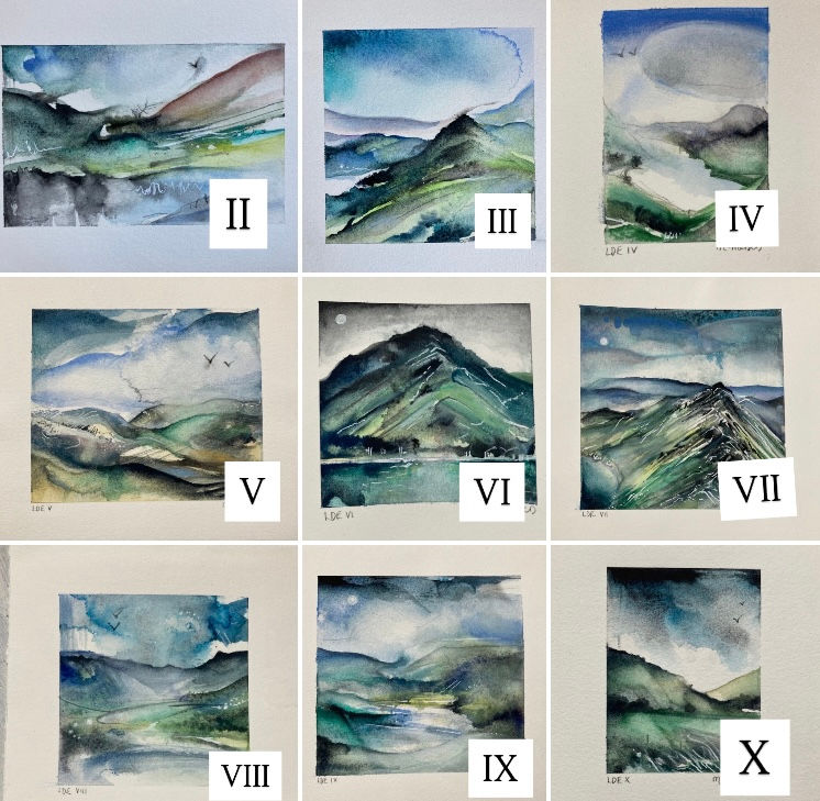 Thumbnail: Mini Watercolours (Lake District Emerald Collection)