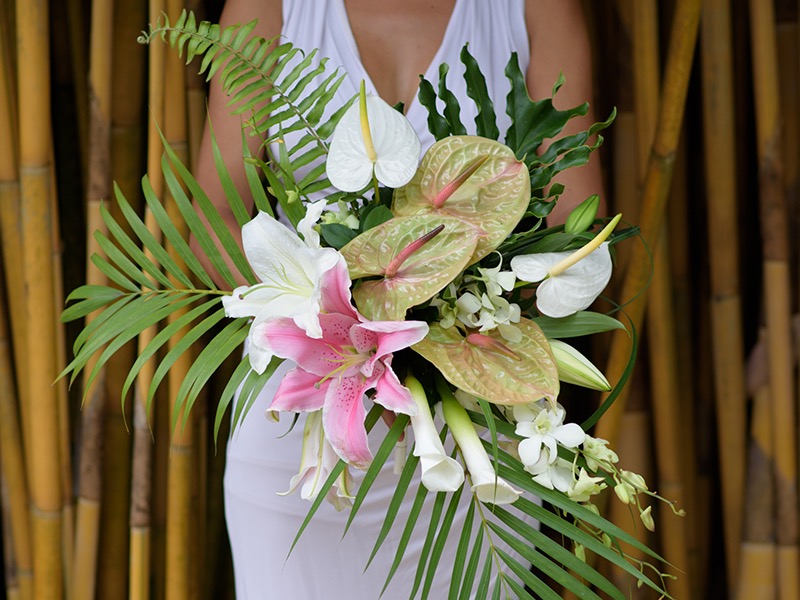 tropical wedding bali