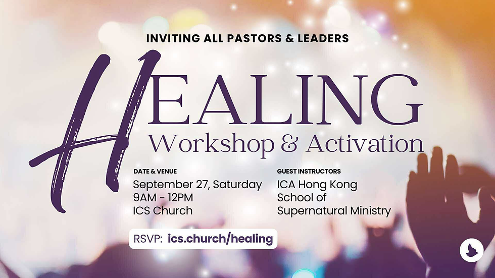 HEALING: Workshop for Leaders and Pastors