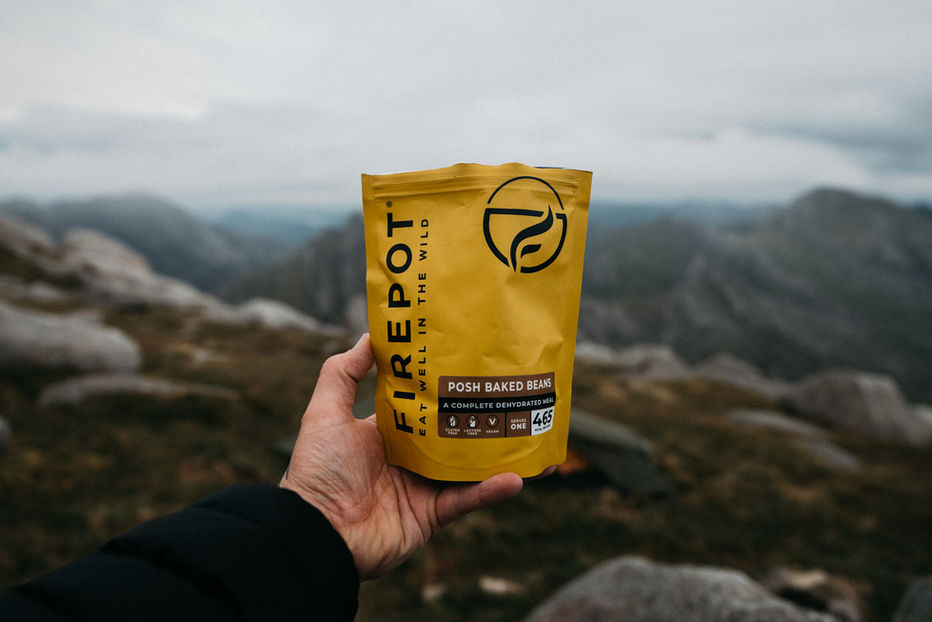 Camping pack meal