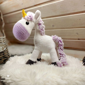Horgolt unikornis amigurumi