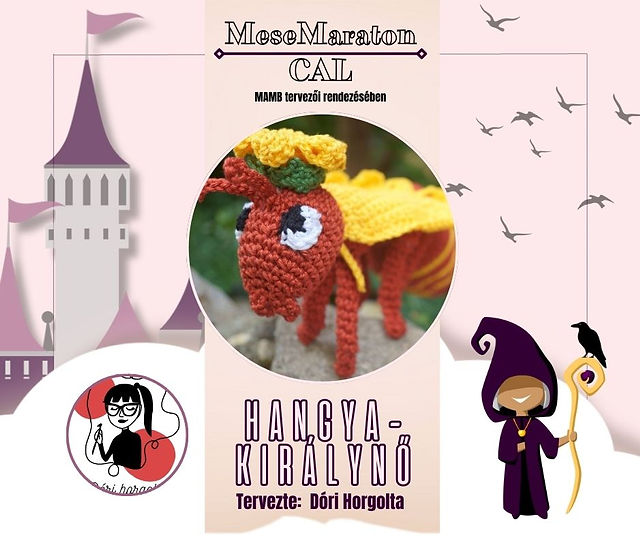 horgolt hangya amigurumi horgolásminta