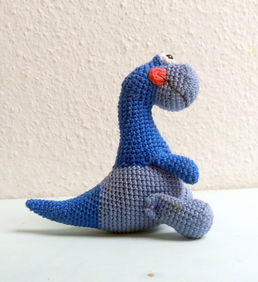 Dino amigurumi horgolt figura minta leírás magyar