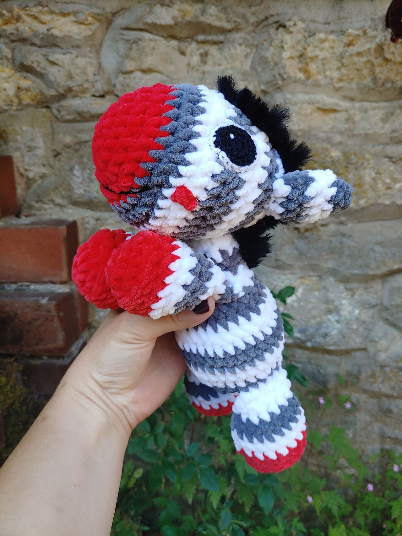 Zebra plüss horgolt amigurumi horgolásminta magyarul