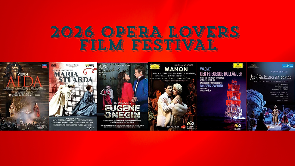 2026 OPERA SEASON
