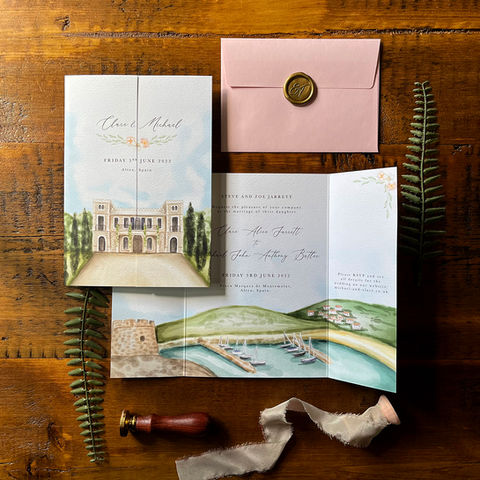 Bespoke wedding invitation - Claire and Michael.jpg
