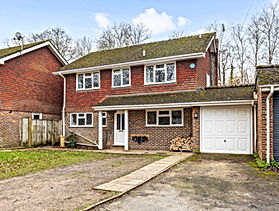 An updated and extended detached family house hosting four good size bedrooms, ensuite, a stunning extension which forms an open plan area comprising luxury kitchen, dining/family area as well as a sitting room. Other features include a snug, utility and study, natural wood internal doors and LVT flooring on the ground floor whilst the double length garage is used as a gym and storage. 