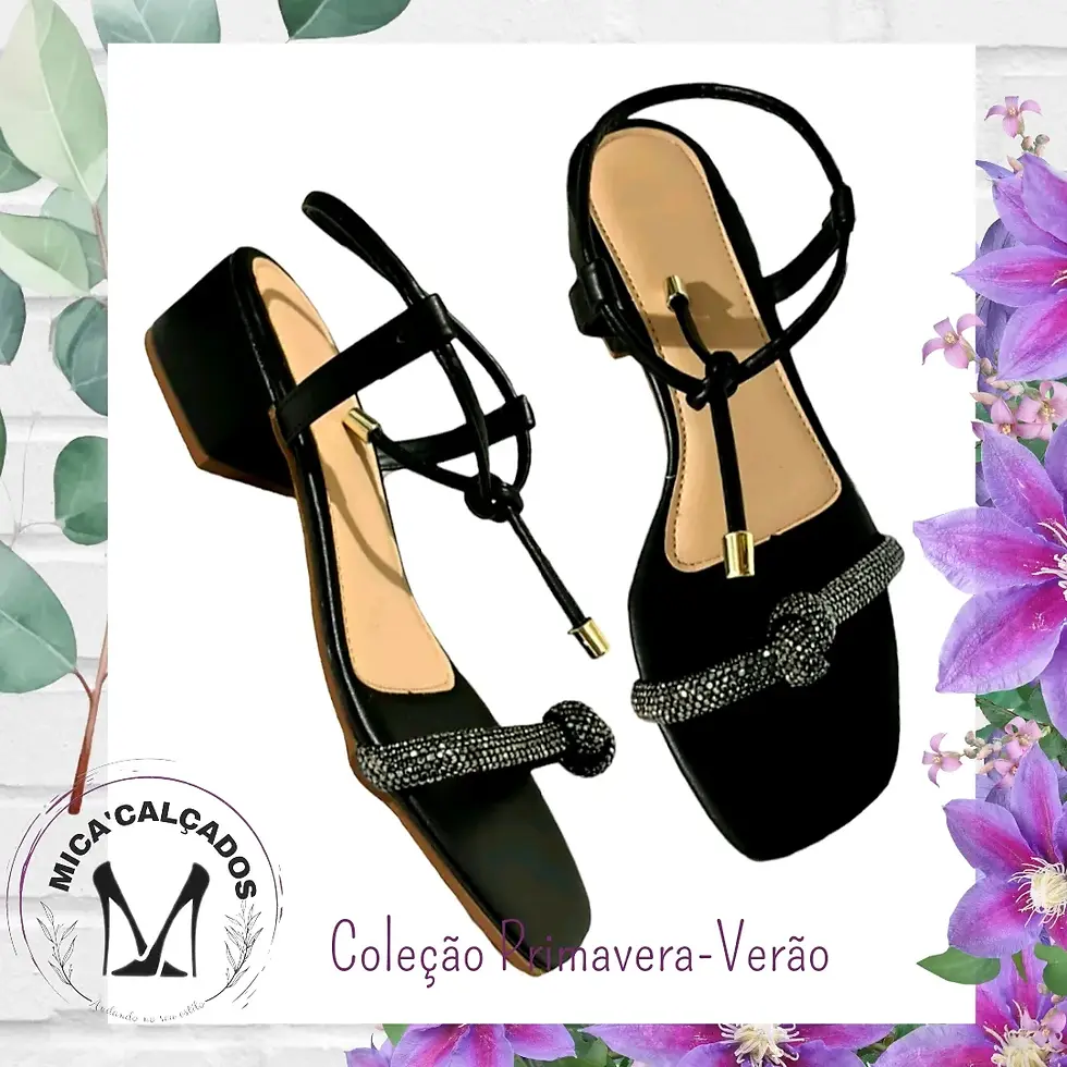 Miniatura: Sandália Thifany Strass