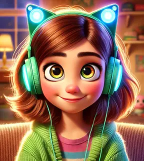 DALL·E 2024-11-13 15.25.21 - A Pixar-style digital illustration of a 10-year-old girl with