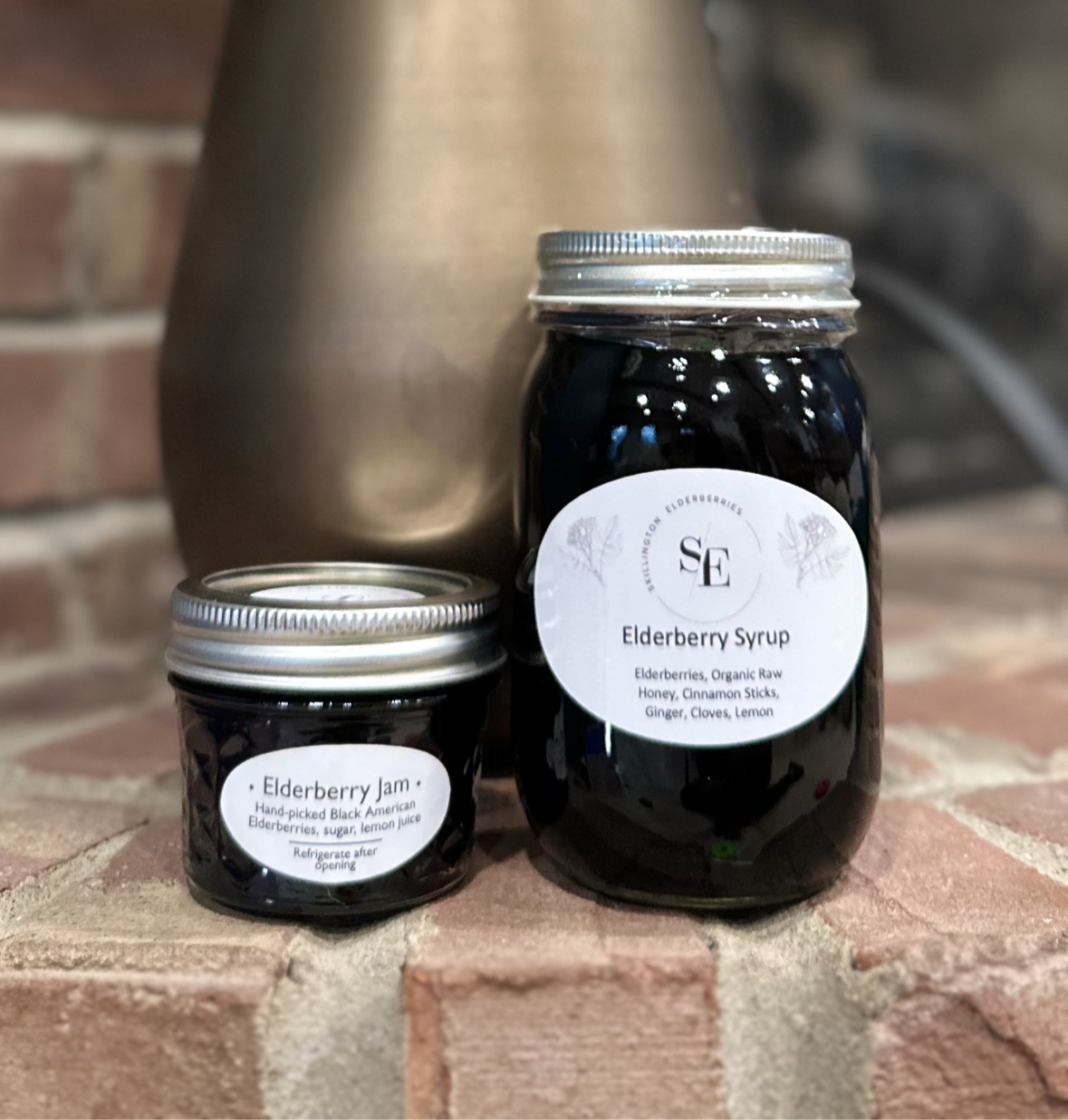 Elderberry Jam and Syrup Pair