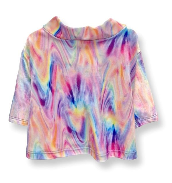 Thumbnail: Pastel Swirl Velvet Top