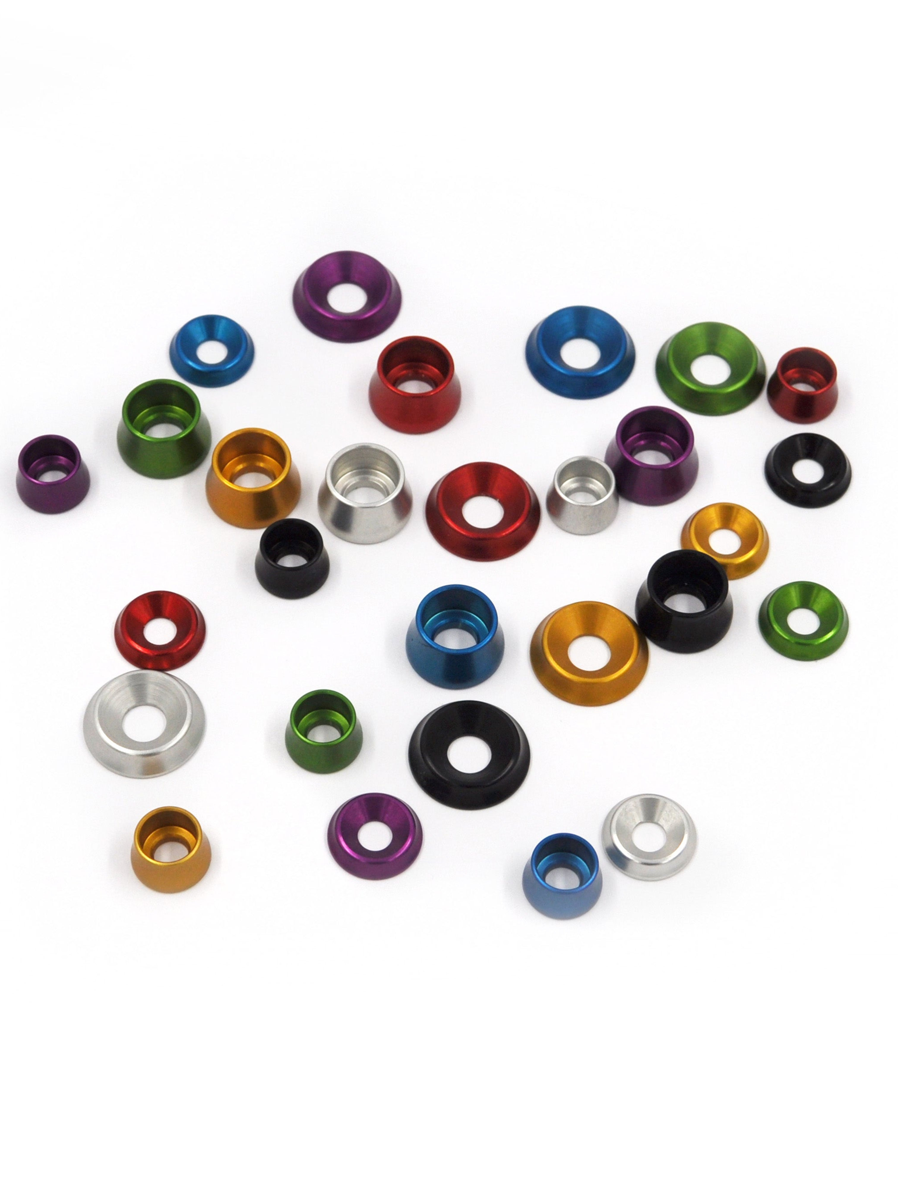 Aluminum Dress-Up Washer Kit – M6/M8 (10 Pack)
