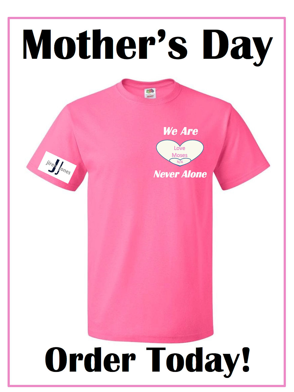 Thumbnail: Large Heart Mother's Day Love Sarah (Personalize $4.99)