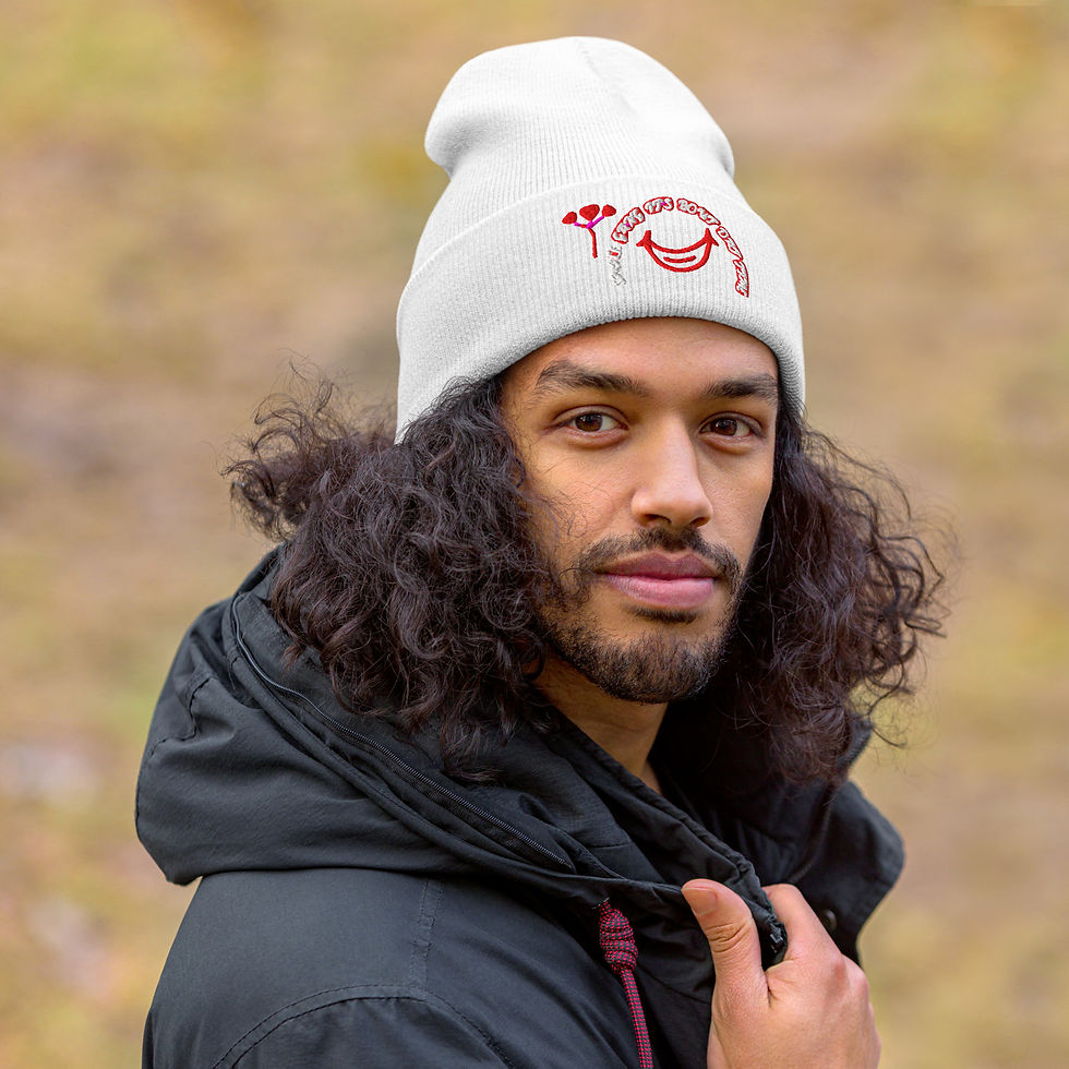 Thumbnail: Cuffed SMILE Beanie