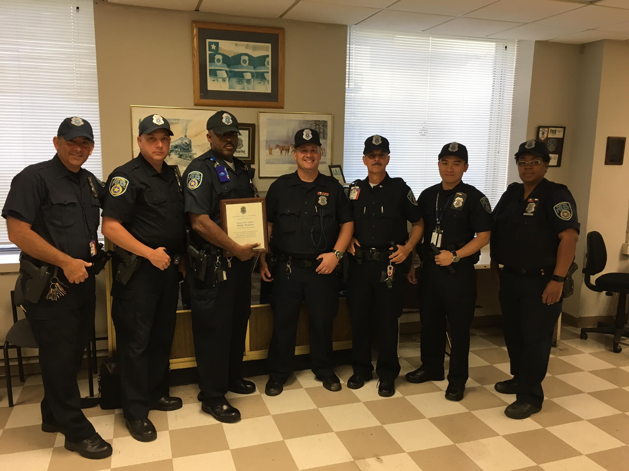 OFFICER MCGUIRE AND THE JFK TEAM