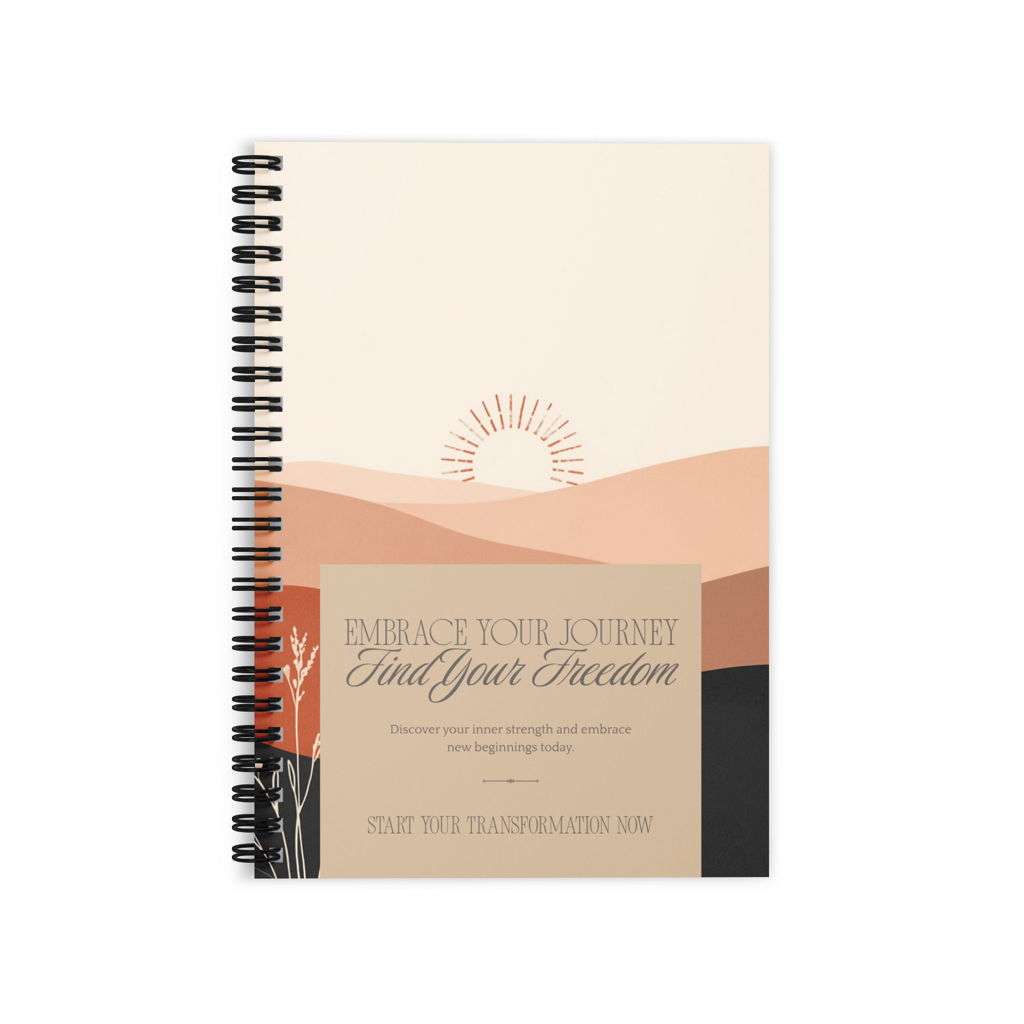 Ruled Line Spiral Notebook