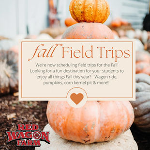 Schedule your Fall Field Trip to Red Wagon Farm!