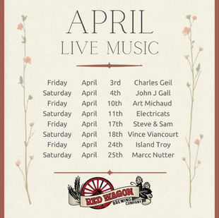 April Live Music at Red Wagon Farm List