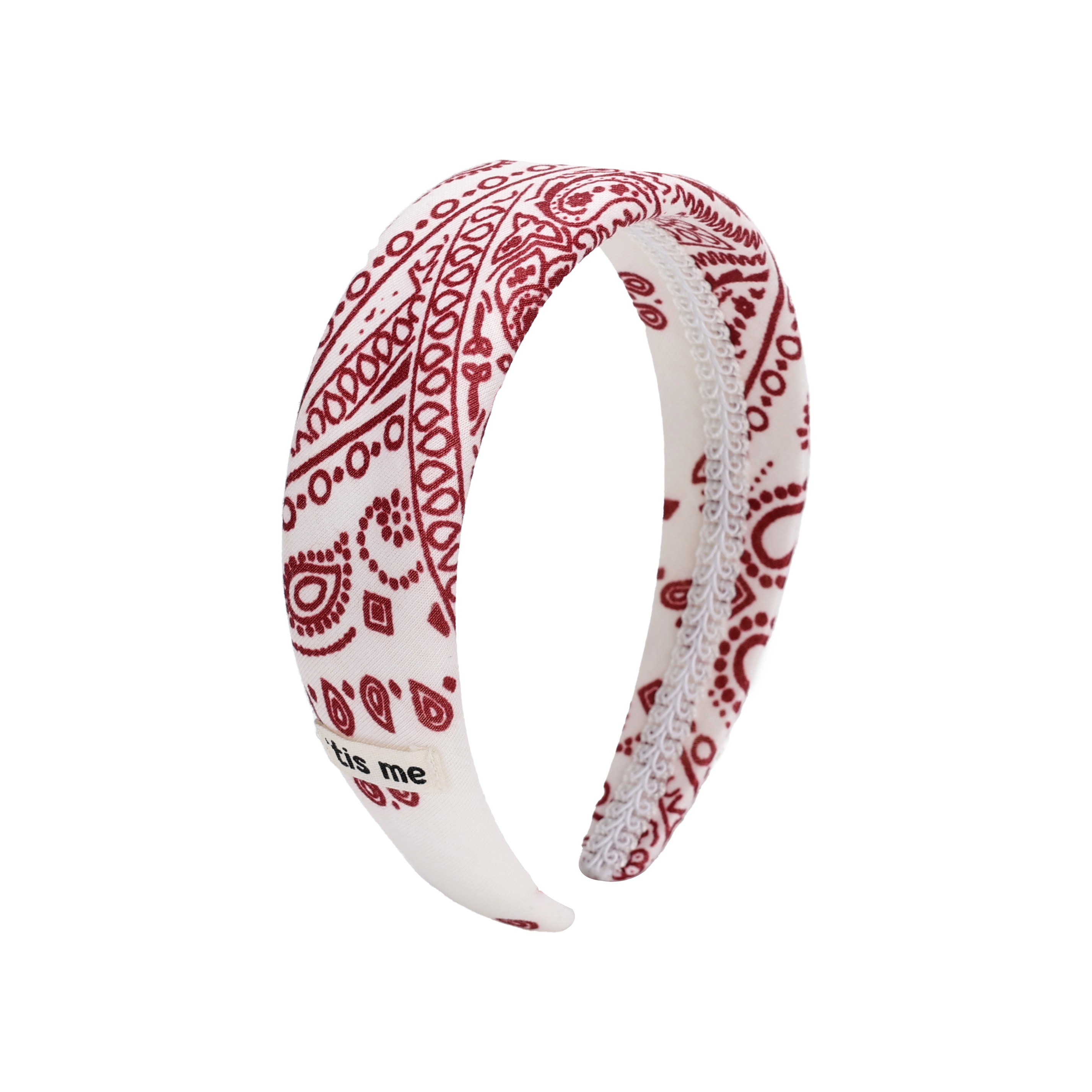 SS24 RED BANDANA HARD HEADBAND