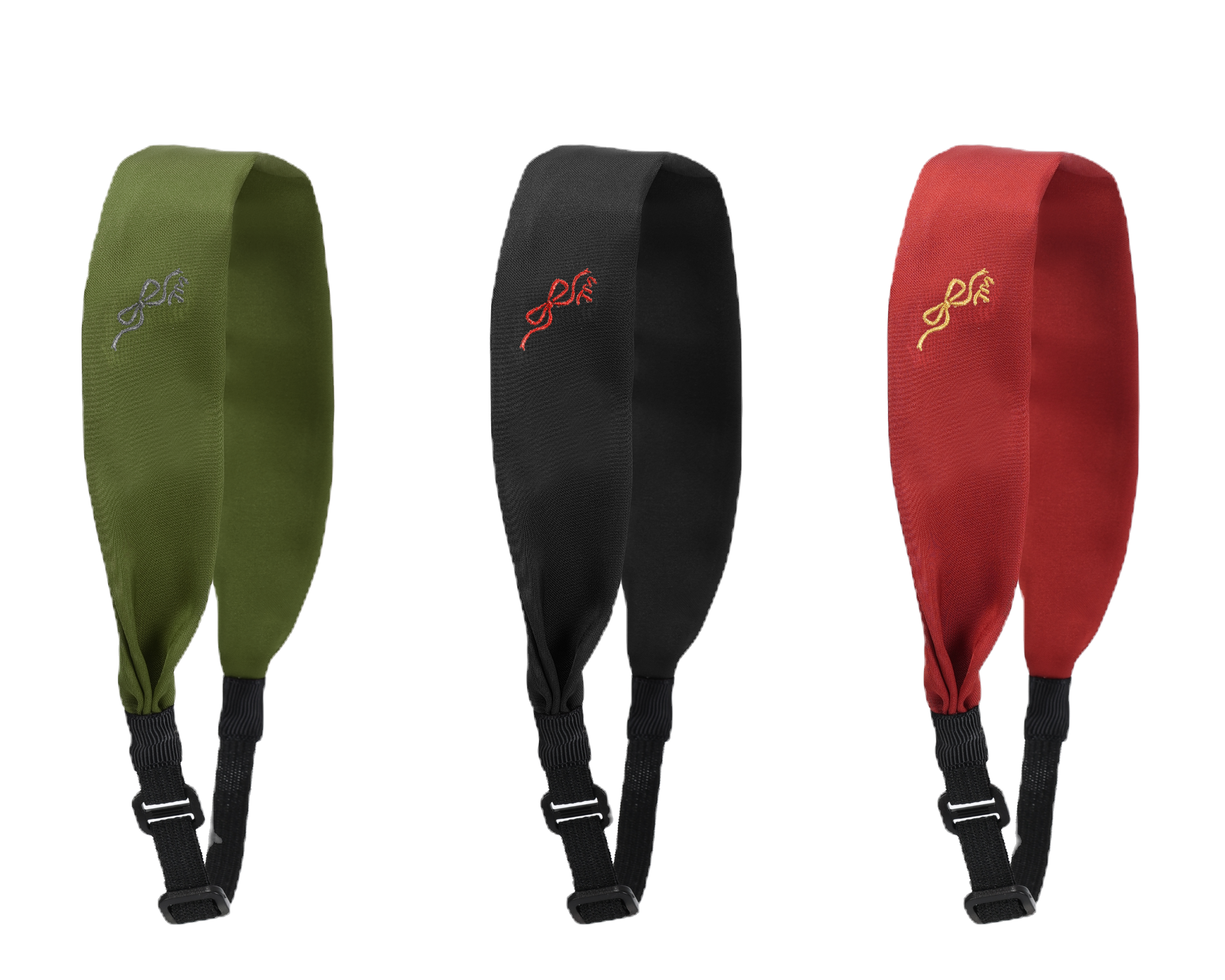 Satin Bow Embroidery Adjustable Headscarf