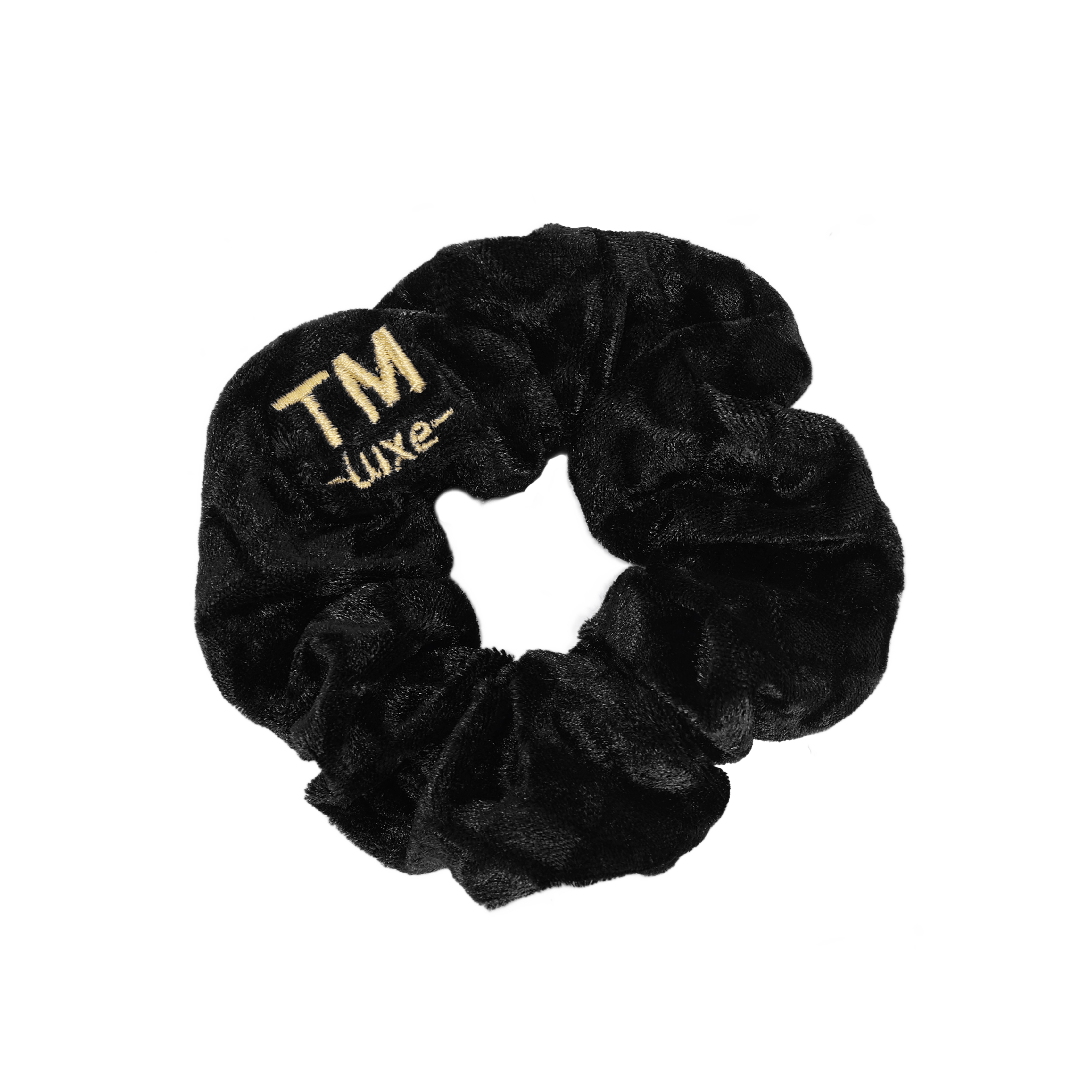Luxe Velvet Scrunchie (Black)