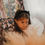 Thumbnail: Velvet Ribbon Hard Headband Side Bow (Black)