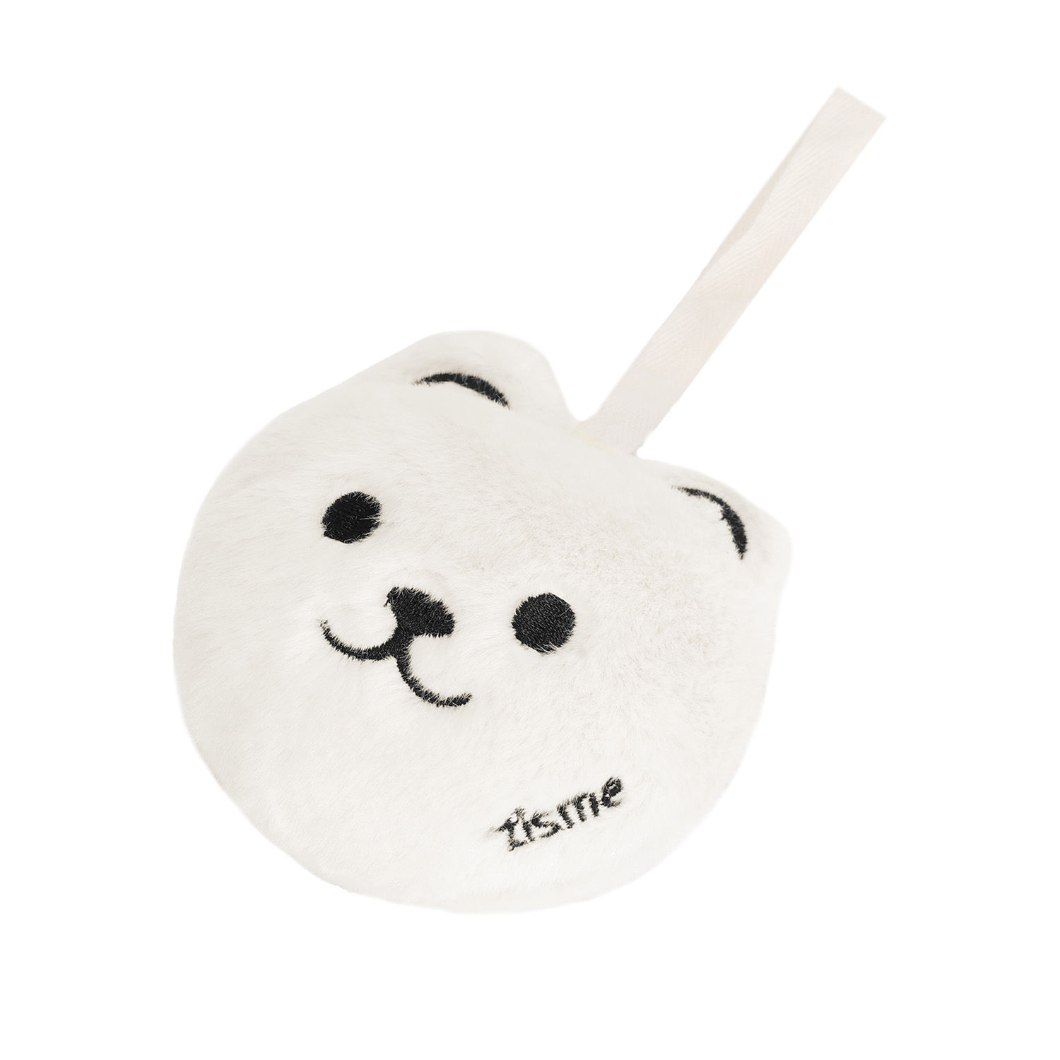 Paci Rattle Holder (Bear, Cream)