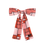Thumbnail: Denim Patchwork Bow Clip  (Red)