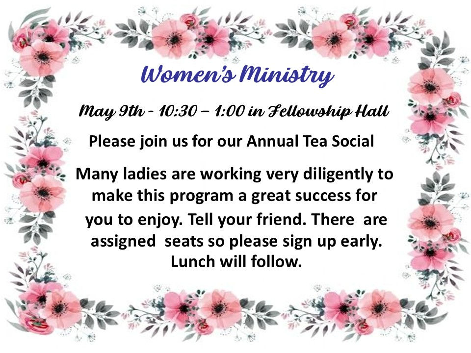 Women's Ministry Event