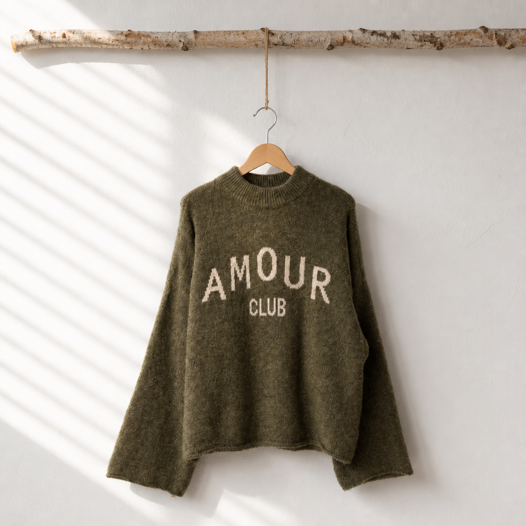 Pull Ample "AMOUR CLUB"