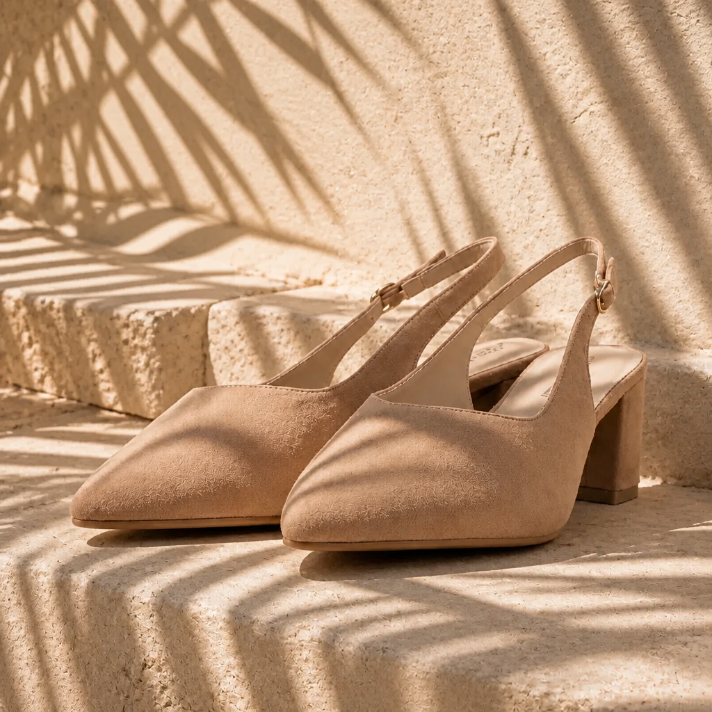 Sandales Pieds Larges à Talon LEA