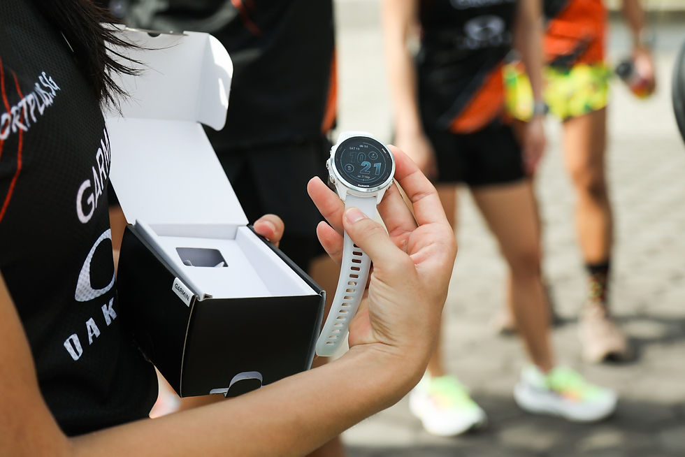 Data from the new Forerunner 970 can be synced to some of the latest sports action cameras. PHOTO: SPORTPLUS.SG / IFFA ADAWIYAH